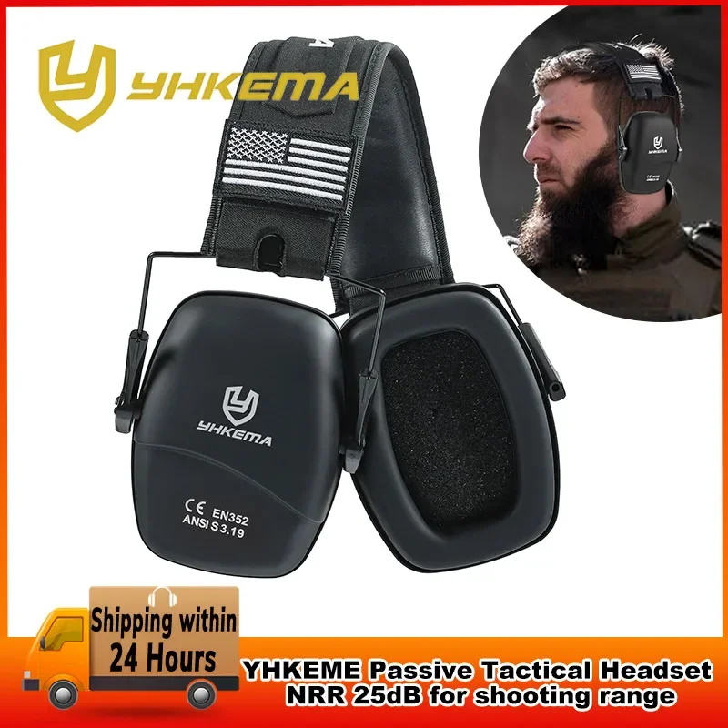 Ear Muff Foldable - Nauszniki ochronne YHKEMA do strzelania Slim