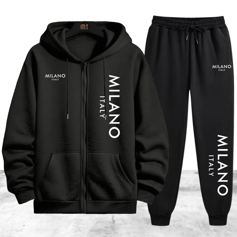Quality Winter Clothing - Wysokiej jakości męski dres, casualowa bluza