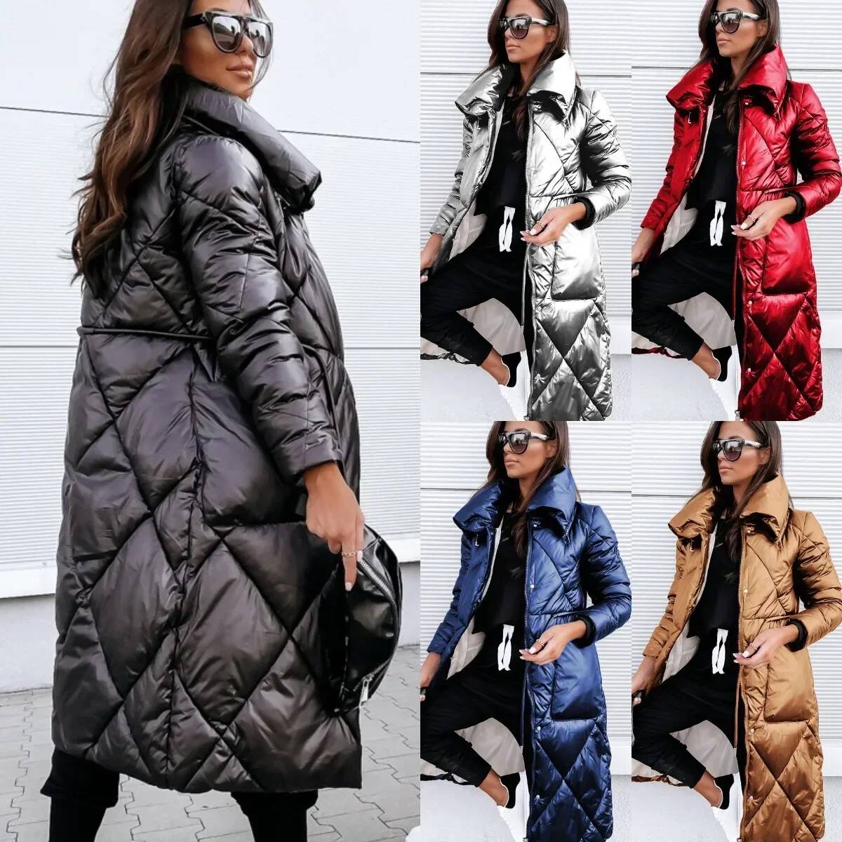 Winter Clothing Taiwan - Nowa damska kurtka puchowa z kołnierzem,