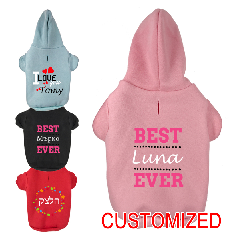 Winter Clothing Name - Nazwa własna Bluza z kapturem dla