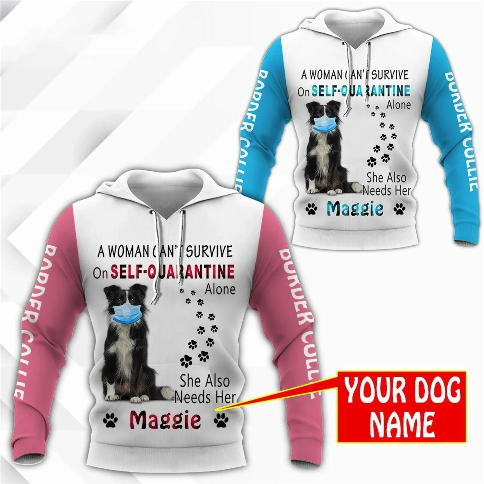 Winter Clothing Name - Bluza z kapturem HX Animal z