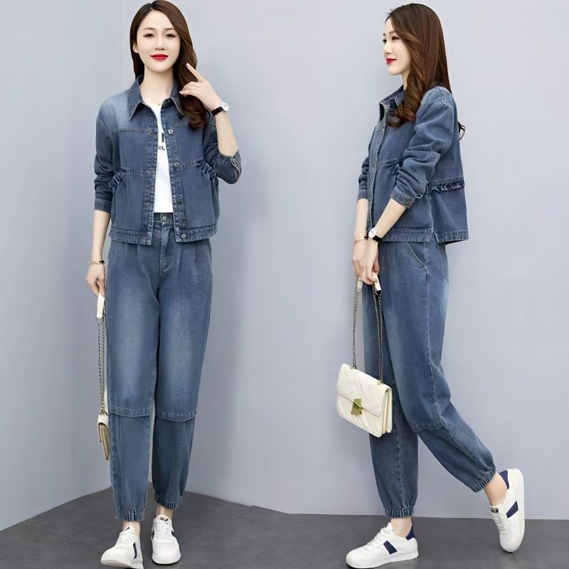 Winter Clothing Online - Damskie garnitury dżinsowe 2024 New Spring