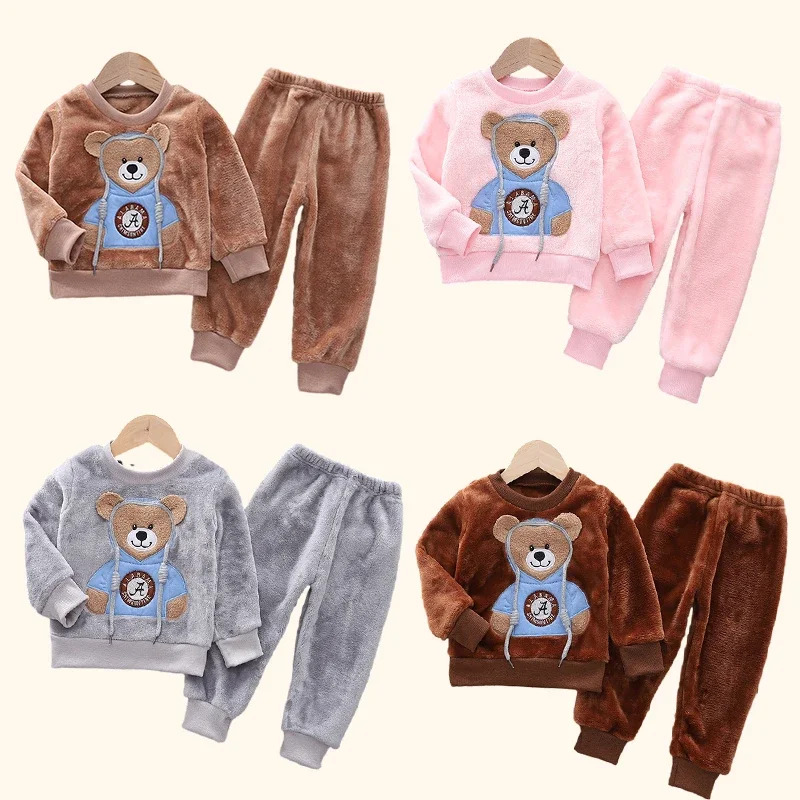 Winter Clothing Baby - Jesienno-zimowa odzież dla dzieci zestaw piżam