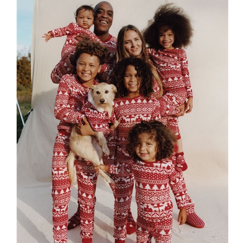 Winter Clothing Looks - Zestaw ubrań mama mężczyźni dziewczynka chłopiec