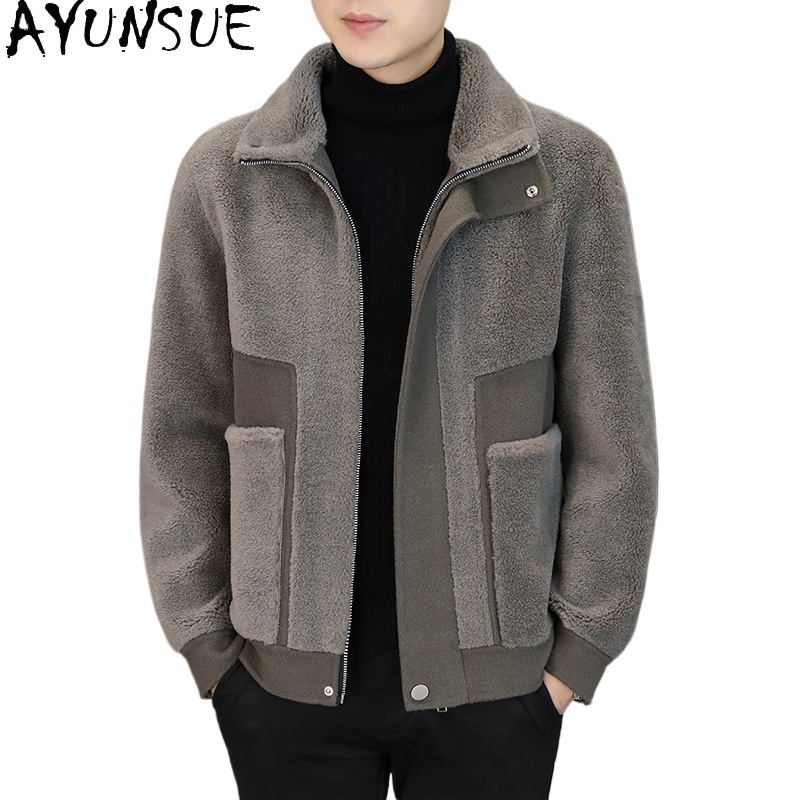 Clothing Style Winter - AYUNSUE Zimowe płaszcze męskie ze 100%