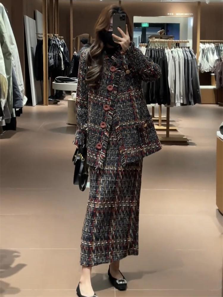 Winter Clothing Online - Zimowy nowy damski zestaw: elegancki płaszcz