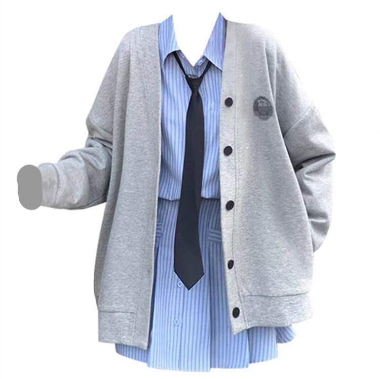 Winter Clothing Plus Size - Damska sukienka w paski w bardzo