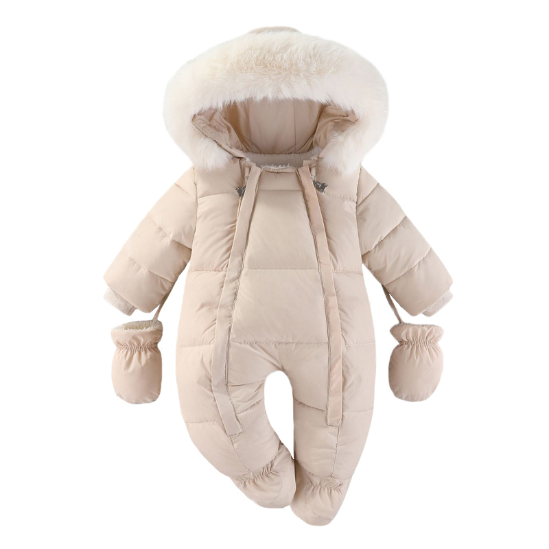 Winter Clothing Baby - Zimowy kombinezon dla noworodka z rękawiczkami