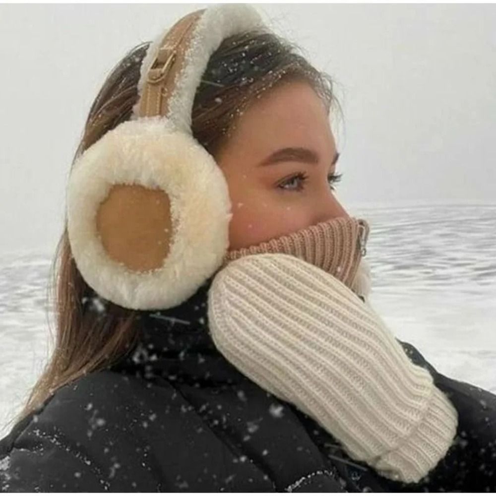 Ear Muff Foldable - Pluszowe nauszniki cieplej składane osłona uszu