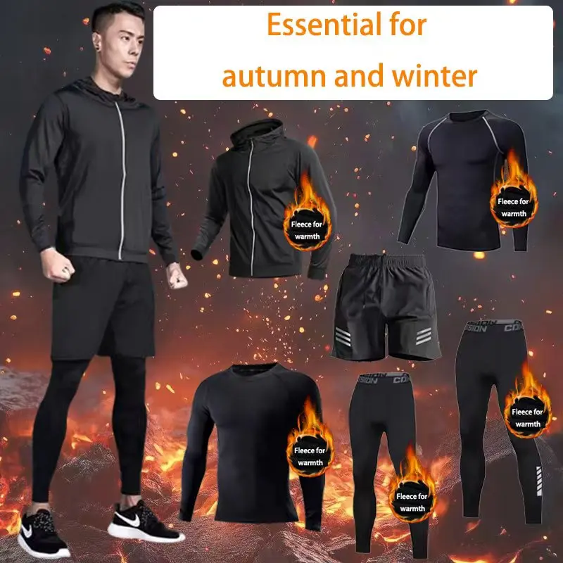 Thermal Base Layer - Męski zestaw sportowy outdoorowy na rok