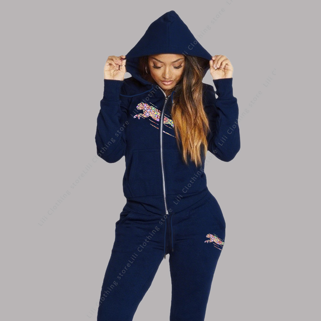 Quality Winter Clothing - Damski dres estetyczny Bluzy z kapturem
