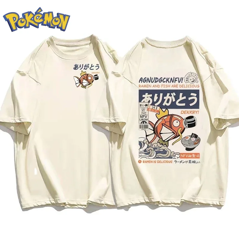 Winter Clothing Anime - Koszulka z nadrukiem Pokémon Anime Magikarp,