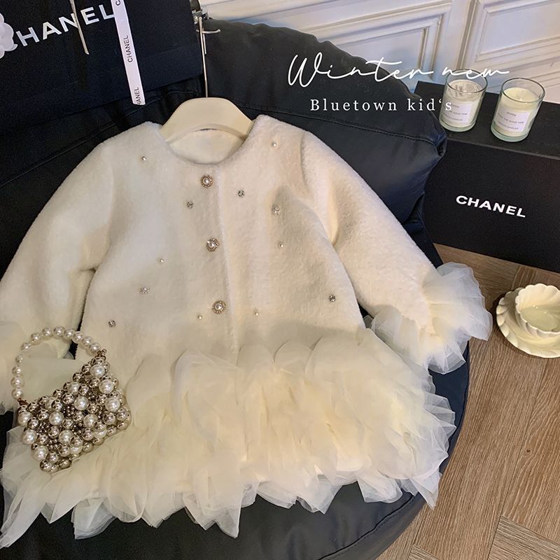 Dziewczęca futrzana sukienka k – Winter Clothing Baby recenzja i cena