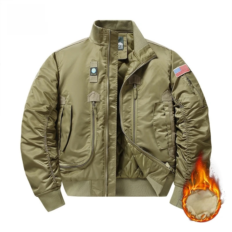 Zimowa kurtka bomberka męska M – Winter Clothing Taiwan recenzja i cena