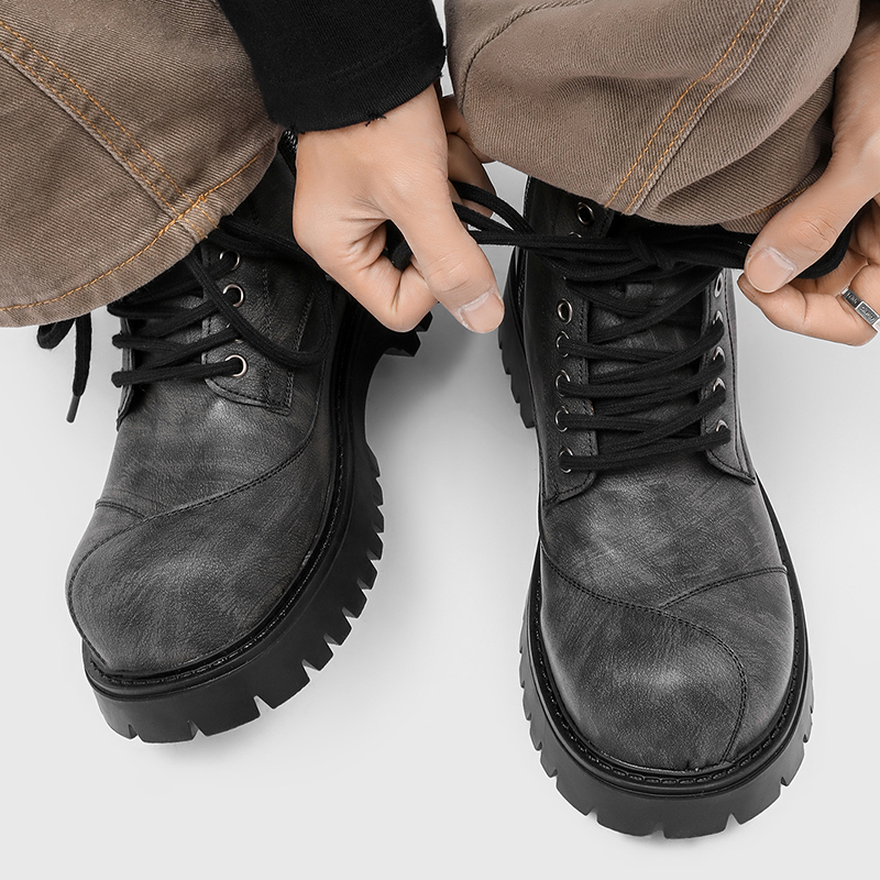 Retro męskie buty motocyklowe  – Winter Clothes recenzja i cena