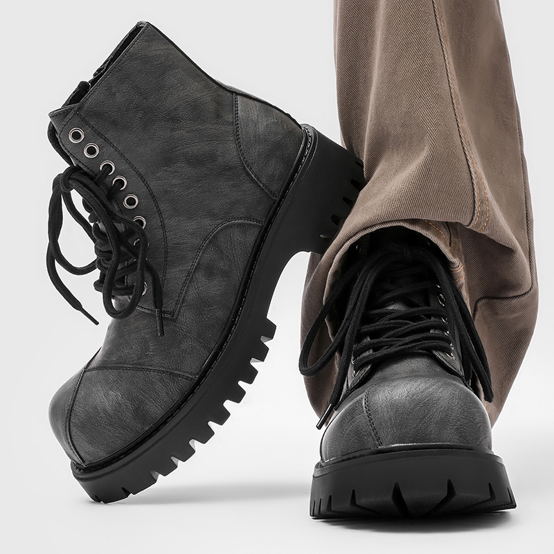 Retro męskie buty motocyklowe  – Winter Clothes recenzja i cena