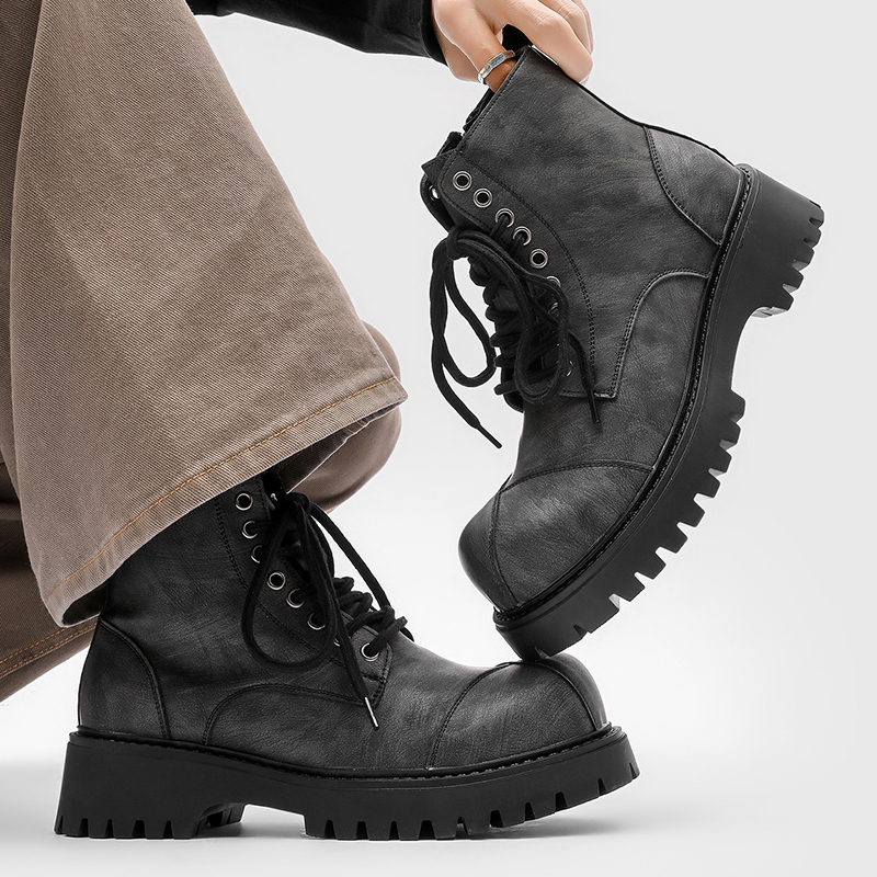 Retro męskie buty motocyklowe  – Winter Clothes recenzja i cena