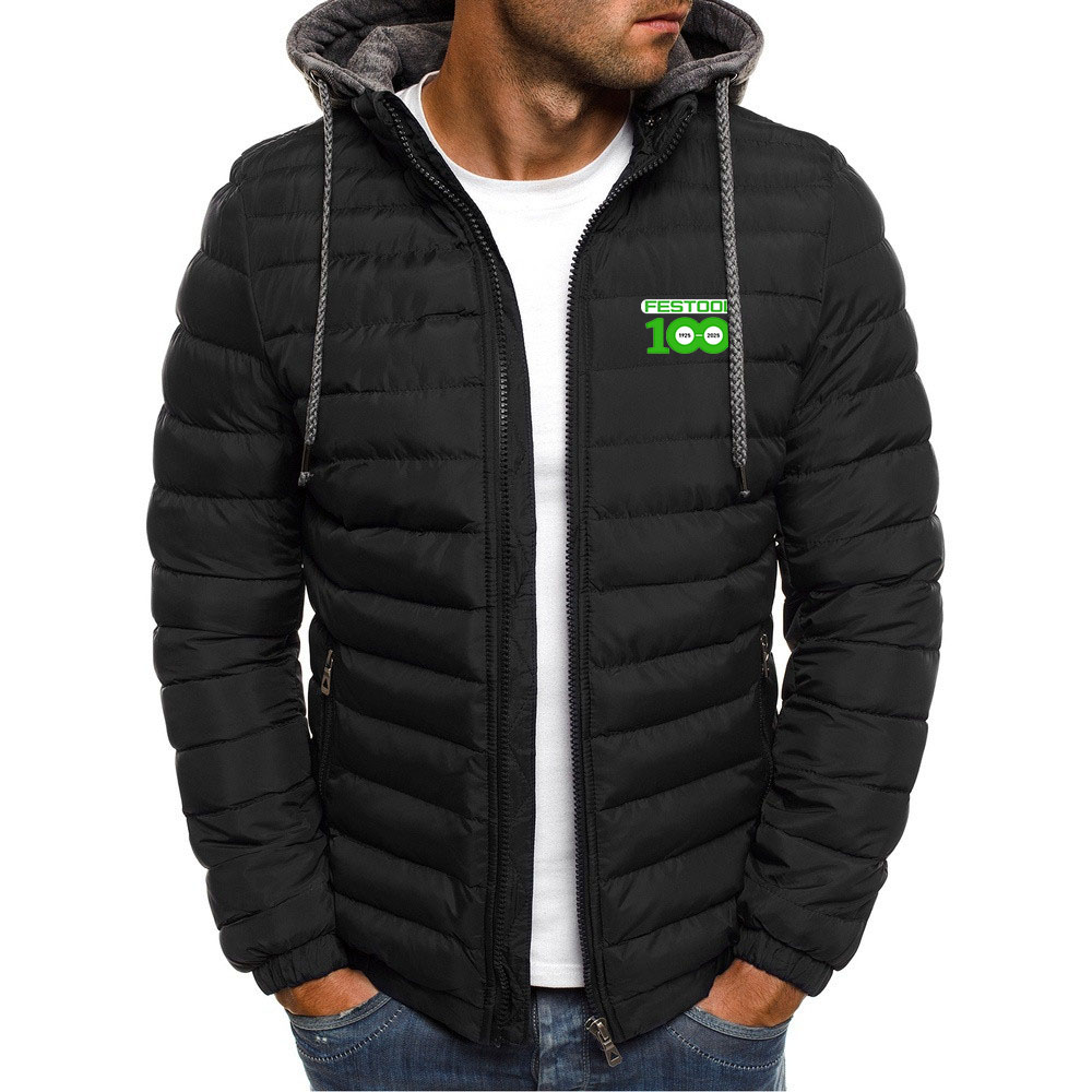 Męska kurtka ocieplana bawełną – Winter Clothing Logos recenzja i cena