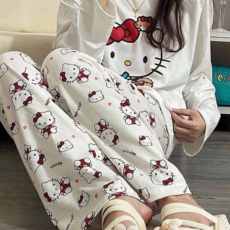 Uroczy zestaw piżam damskich S – Winter Clothing Anime recenzja i cena