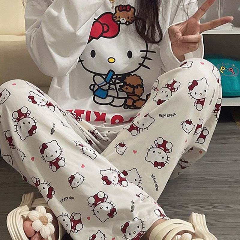 Uroczy zestaw piżam damskich S – Winter Clothing Anime recenzja i cena