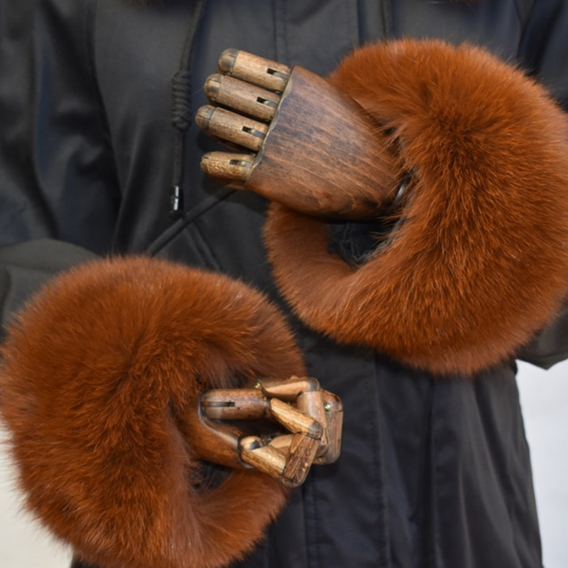 Mankiety z futra lisa dla kobi – Winter Clothing Online recenzja i cena
