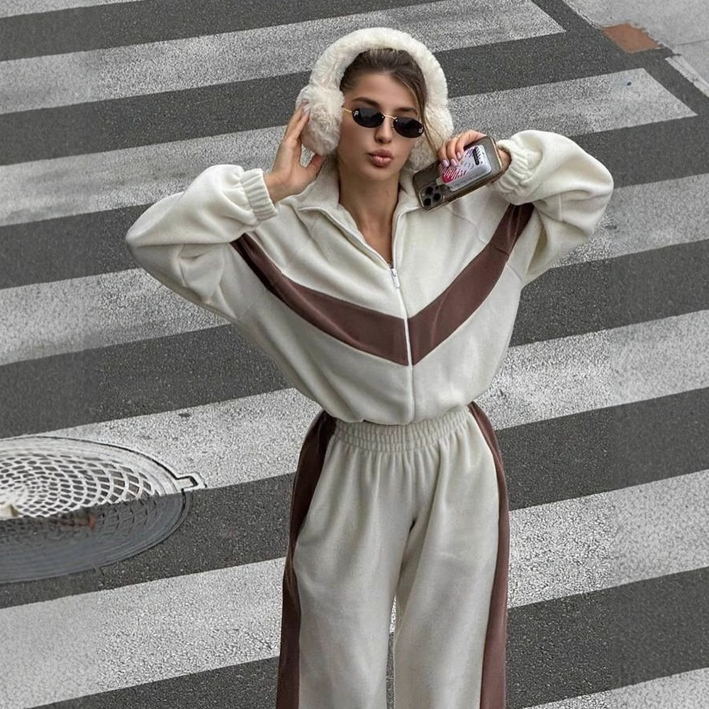 Damskie komplety dresowe dwucz – Y2K Winter Clothing recenzja i cena
