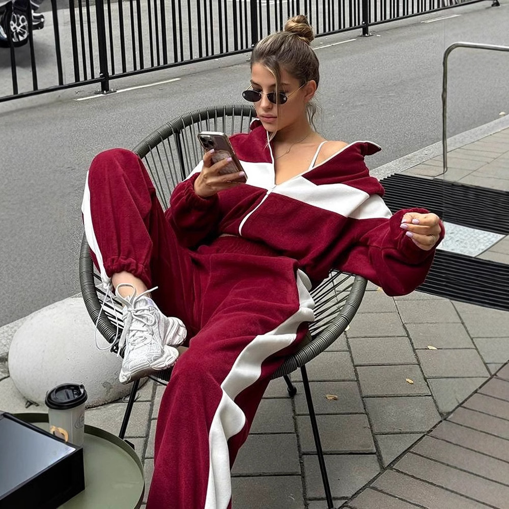 Damskie komplety dresowe dwucz – Y2K Winter Clothing recenzja i cena