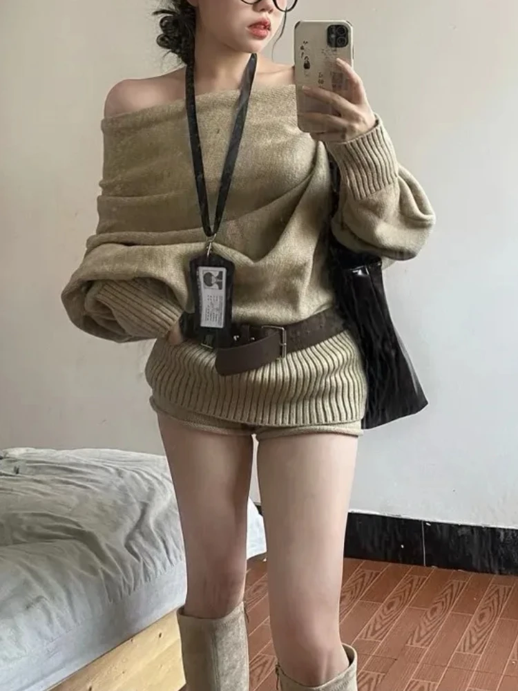 Autumn Winter Korean Knit Outf – Y2K Winter Clothing recenzja i cena