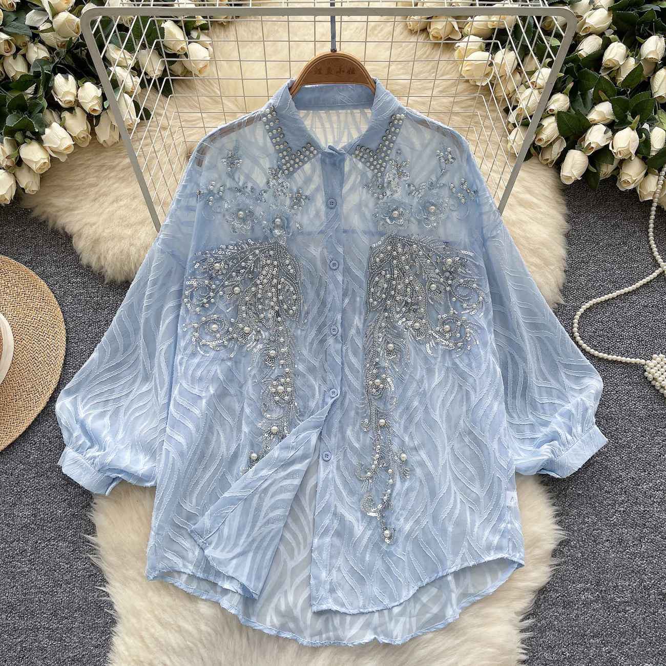 Damska błyszcząca koszula z gu – Quality Winter Clothing recenzja i cena