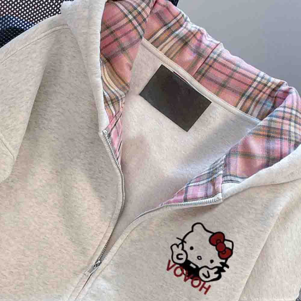 Damska bluza z kapturem Hello  – Y2K Winter Clothing recenzja i cena