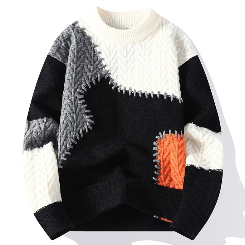 Nowe mody męskie swetry z okrą – Quality Winter Clothing recenzja i cena