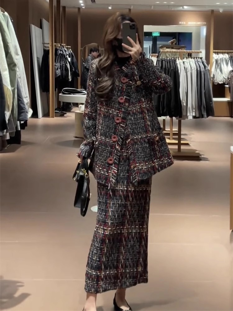 Zimowy nowy damski zestaw: ele – Winter Clothing Online recenzja i cena