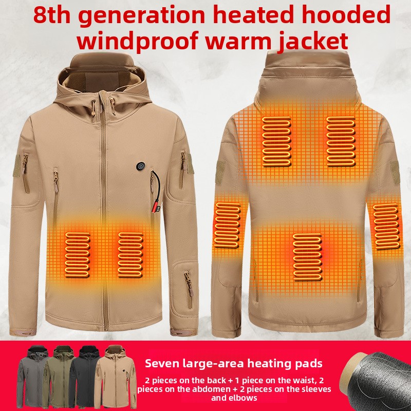 Zimowa, ocieplana kurtka grzew – Winter Clothing Manufacturers recenzja i cena