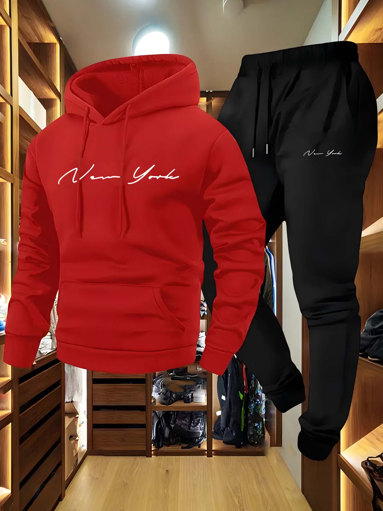 Męski komplet dresowy z miękką – Winter Clothes recenzja i cena