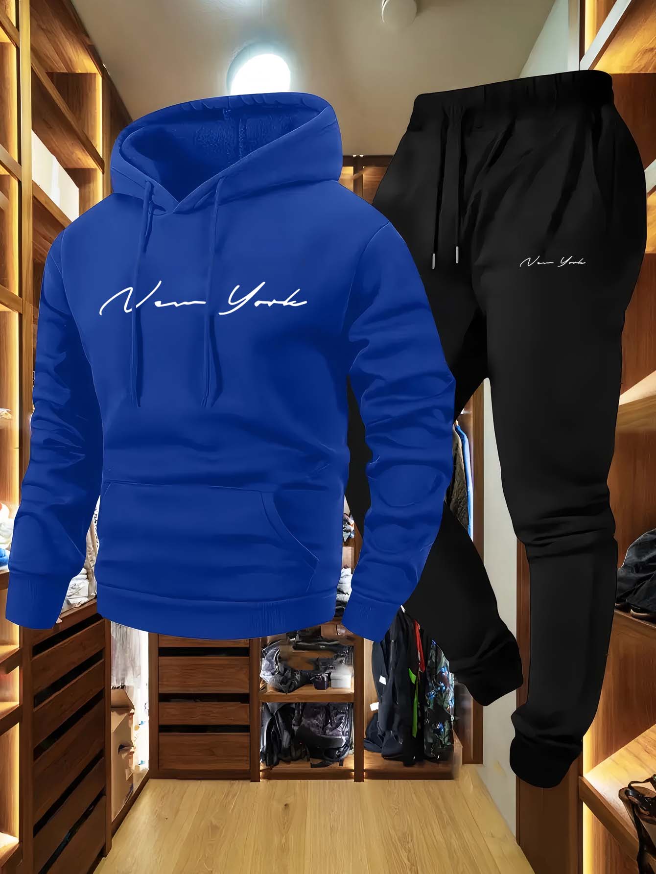 Męski komplet dresowy z miękką – Winter Clothes recenzja i cena