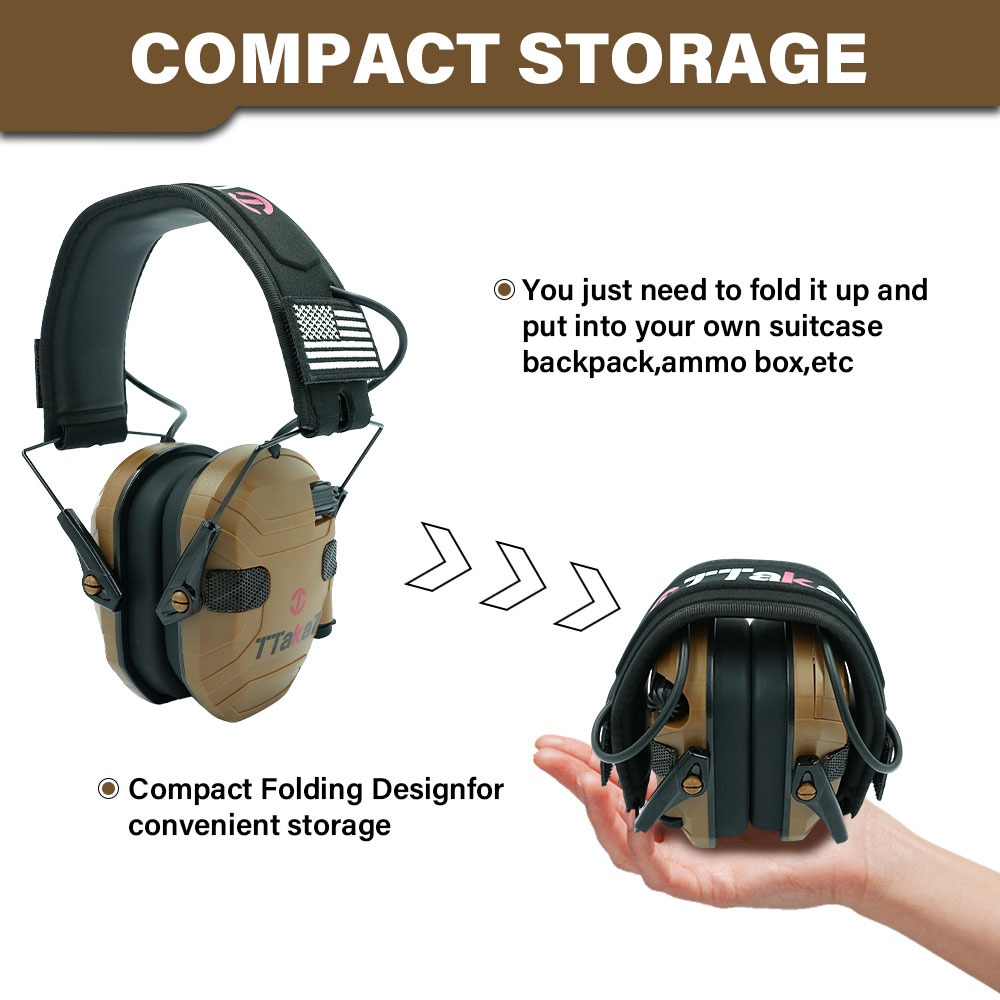 Nowe składane elektroniczne sł – Ear Muff Foldable recenzja i cena