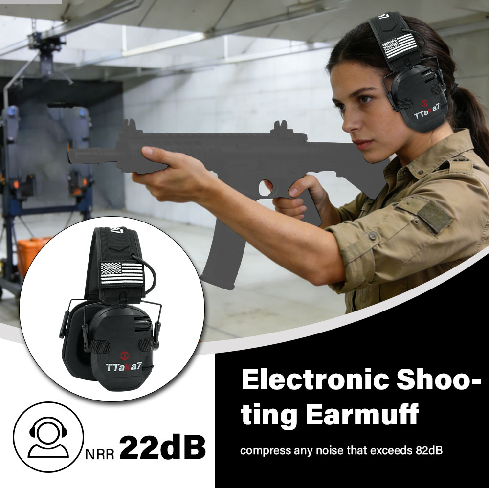 Składane elektroniczne słuchaw – Ear Muff Foldable recenzja i cena