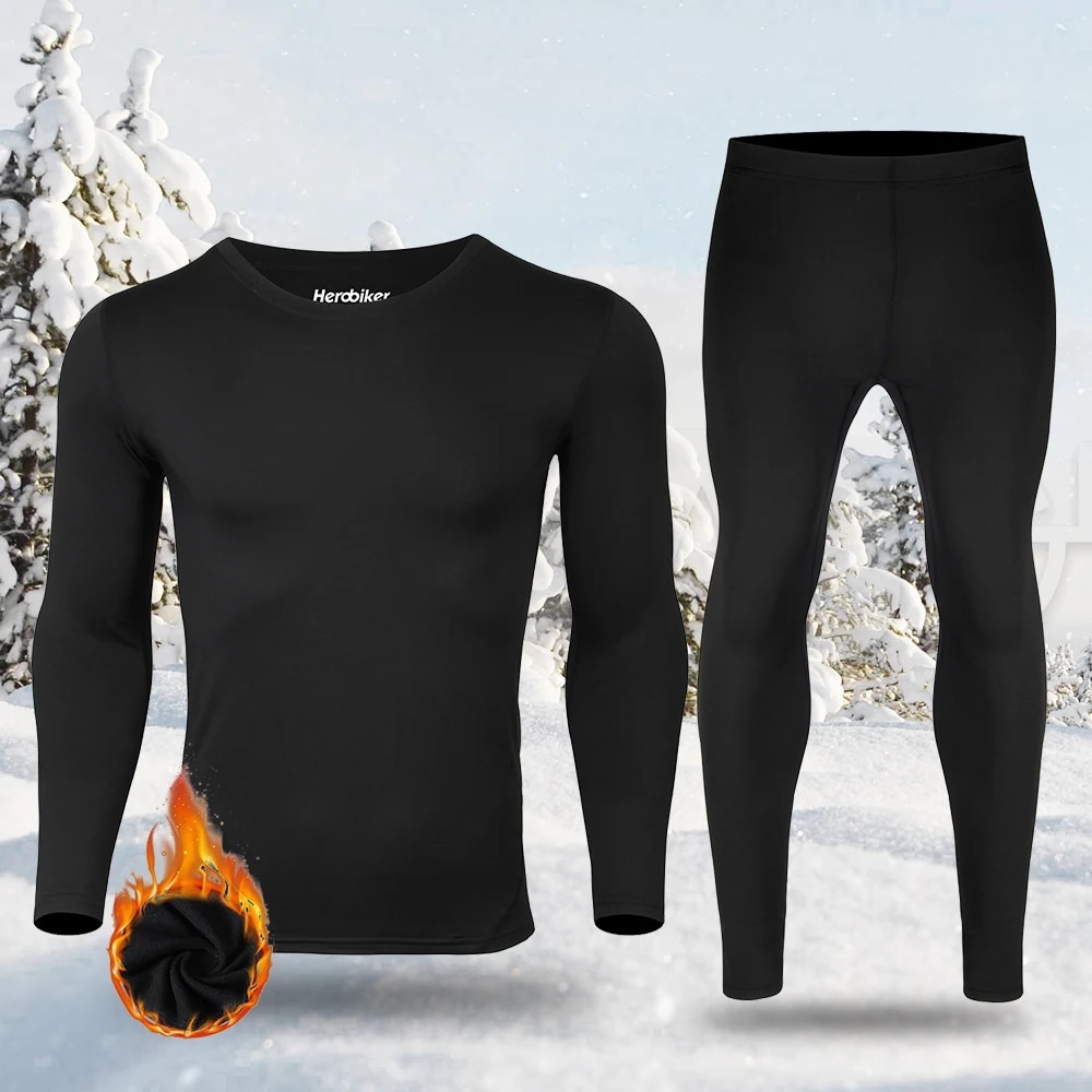 Męskie podszyty polarem zestaw – Thermal Base Layer recenzja i cena