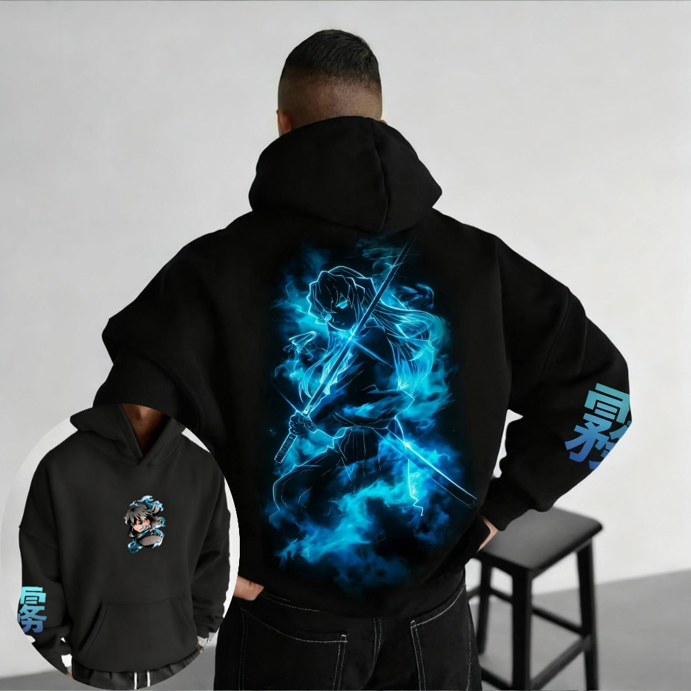 Męska bluza z kapturem Demon S – Winter Clothing Anime recenzja i cena