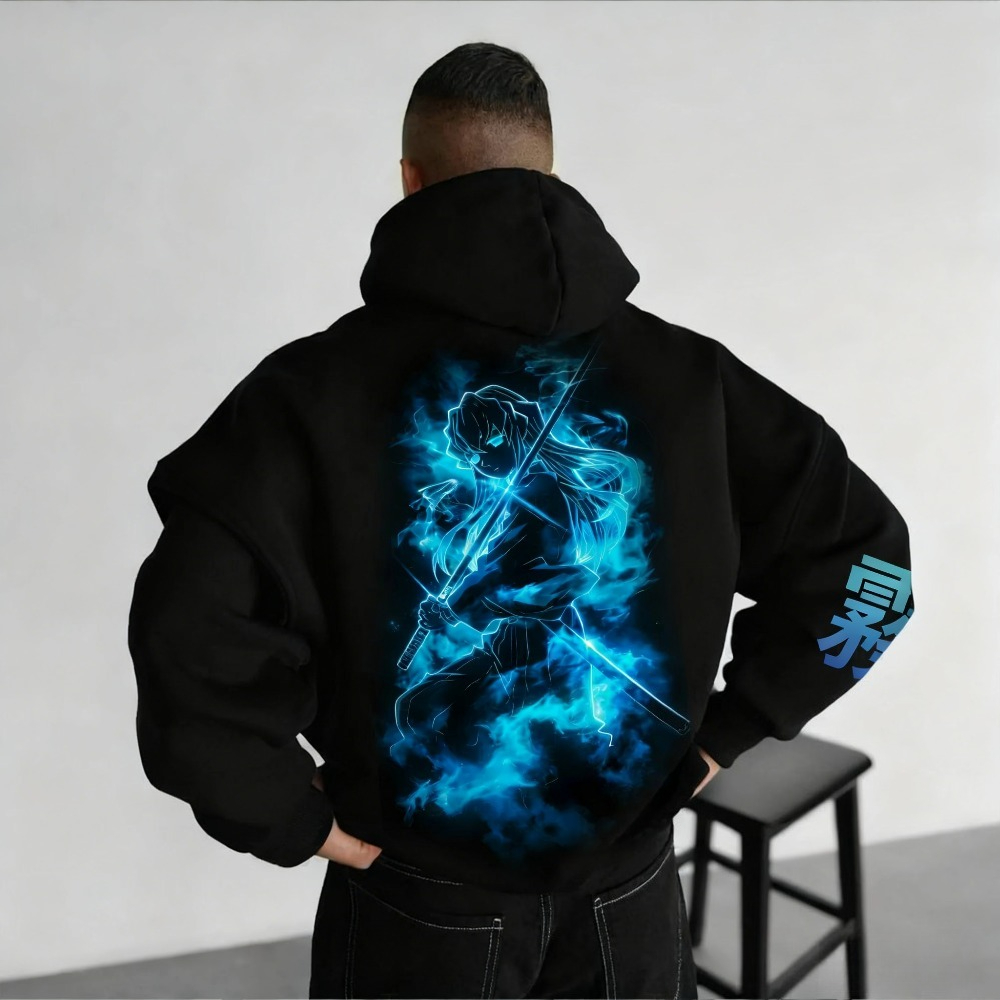 Męska bluza z kapturem Demon S – Winter Clothing Anime recenzja i cena